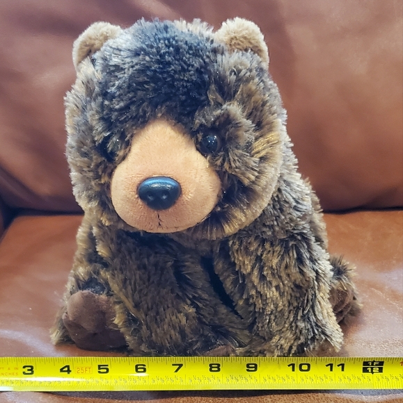 13 inch Wild Republic Brown Grizzly Bear Stuffed Animal Plush Toy Zoo Birthday - Picture 7 of 10